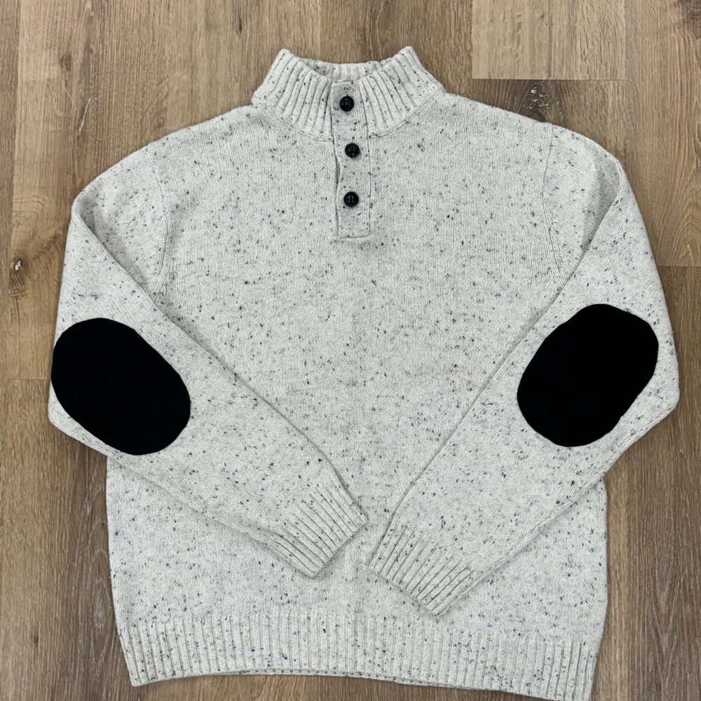 Chaps Elbow Patch Sweater - image 2